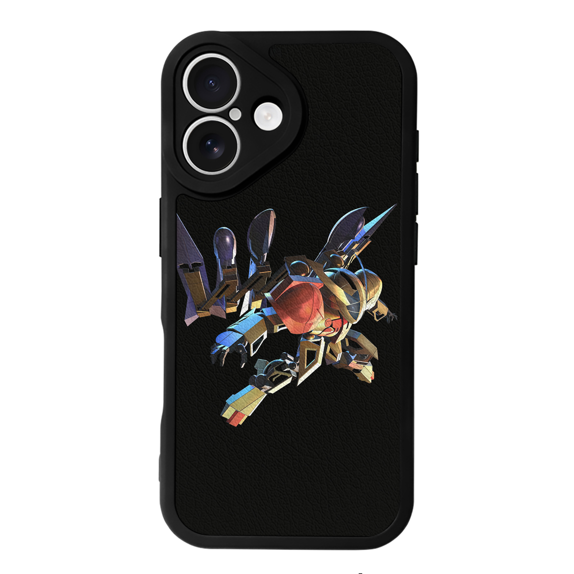（画像用） 機動戦士ガンダム Mobile Suit Gundam 【iPhone 16シリーズ対応】シリコンスマホケース（レザー調） 材質：シリコン